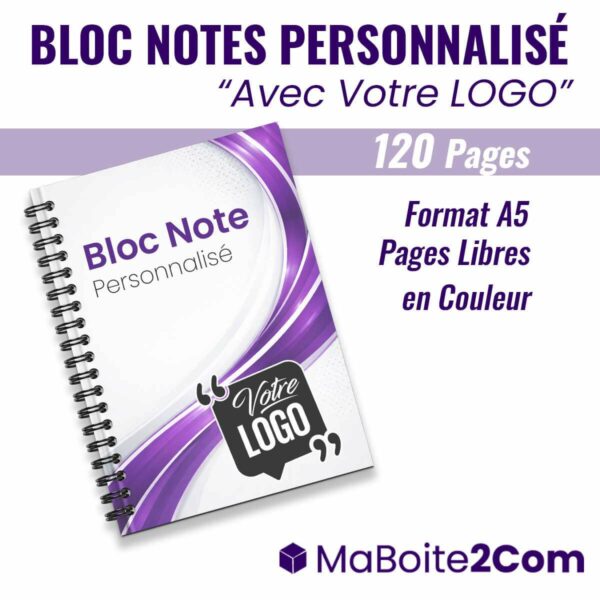 Bloc Note Personnalisé avec votre identité