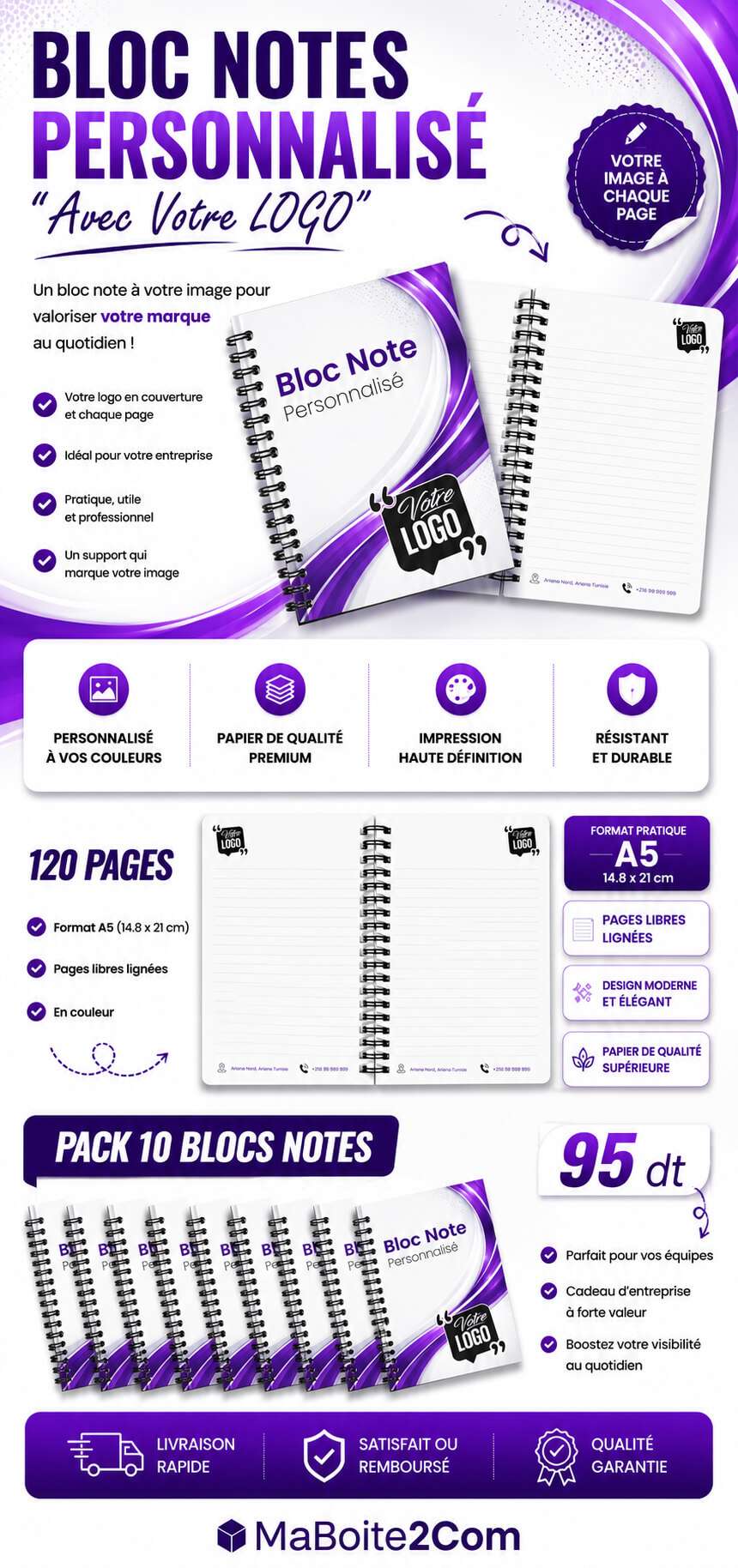 Bloc Note Personnalisé